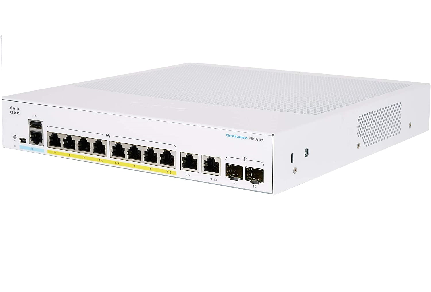 Cisco Business CBS350-8P-2G Managed Switch, 8 GE Ports, PoE, 2 x 1G Combo Ports